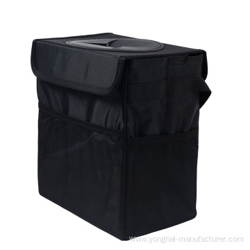 Chair back bin with lid waterproof storage bin
